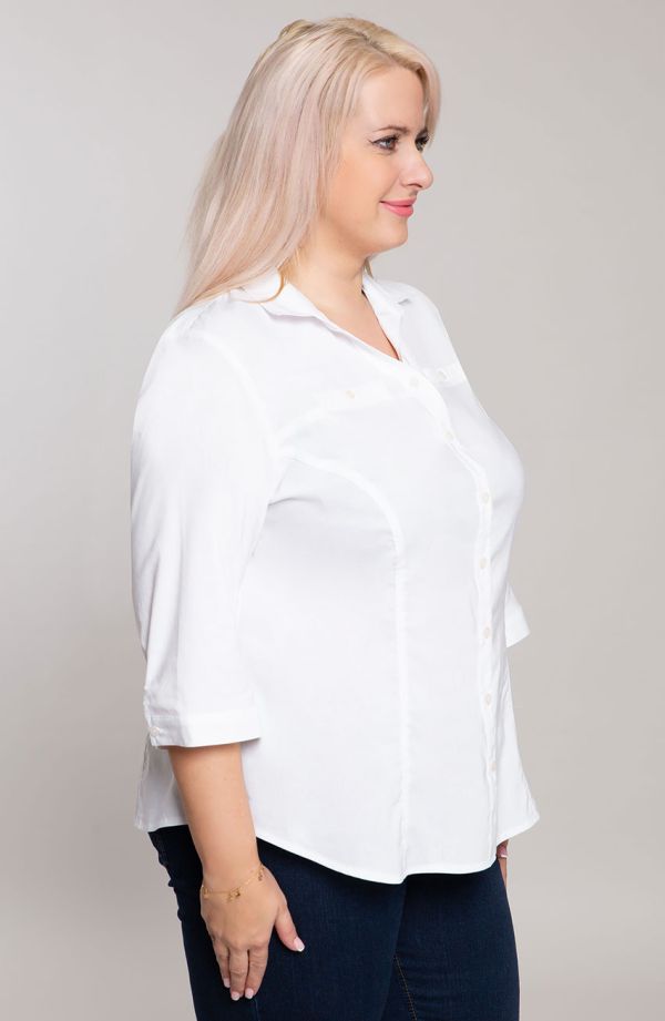 Elegáns klasszikus ing fehér színben