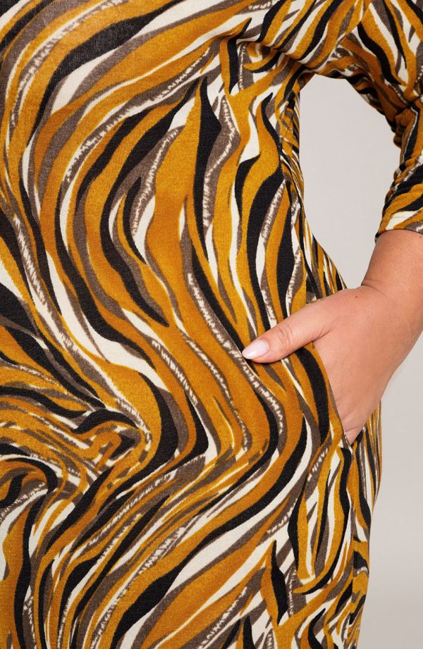 Narancssárga zebra - Elasztikus ruha