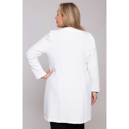 Elegáns fehér kabát