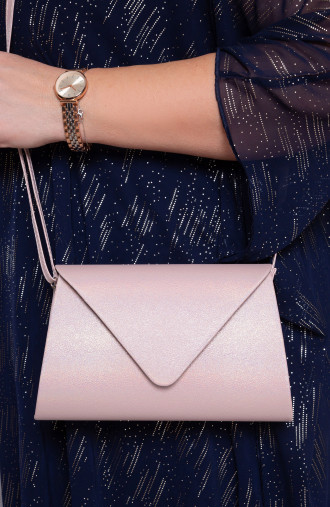 Rózsaszín clutch táska
