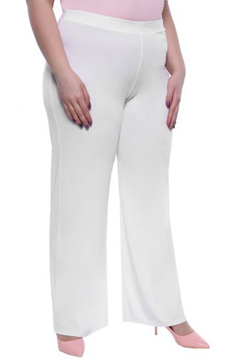 Fehér, formális nadrág