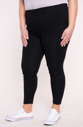Fekete egyszínű leggings