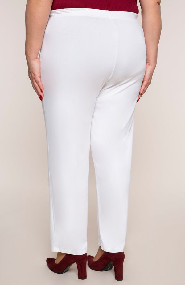 Klasszikus vékony fehér nadrág