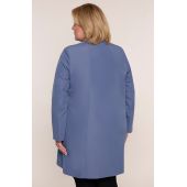 Elegáns kabát kék színben