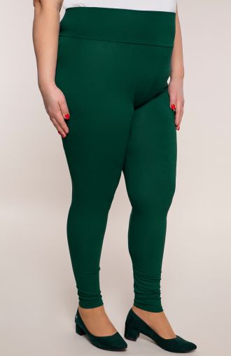 Zöld magas derekú leggings