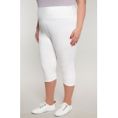 Fehér magas derekú 3/4-es leggings
